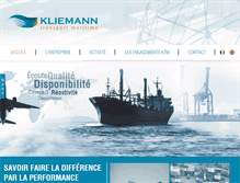 Tablet Screenshot of ktmaritime.com